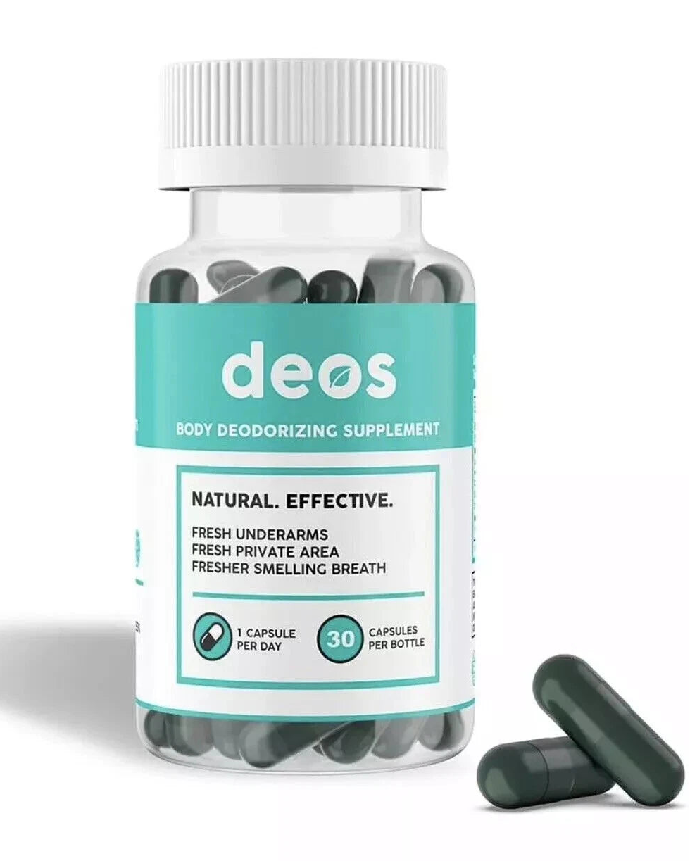 DEOS Internal Deodorant Supplement Natural Odor 30 Capsules